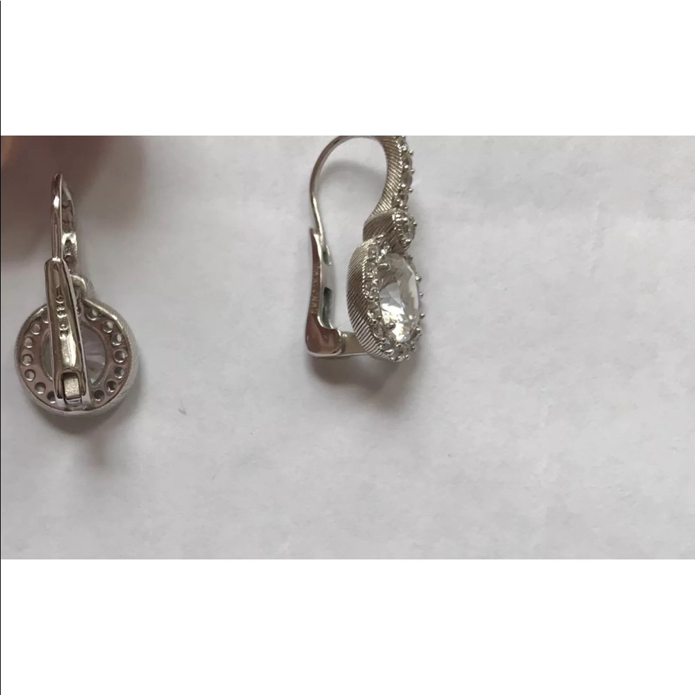 SOLD 🦋🐳🐠🐡🦚Judith Ripka earrings - Picture 3 of 8